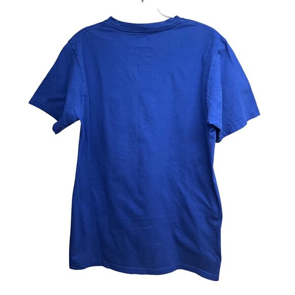 Majestic Mens LA Los Angeles Dodgers Baseball MLB Blue Graphic T-Shirt Medium - Picture 2 of 5